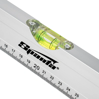 Уровень алюминиевый, 400 мм, 2 глазка, линейка Sparta по ценам производителя в Санкт-Петербурге с доставкой по всей России