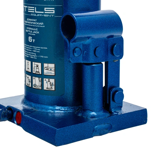 Домкрат гидравлический бутылочный телескопический, 6 т, H подъема 170-420 мм Stels по ценам производителя в Санкт-Петербурге с доставкой по всей России