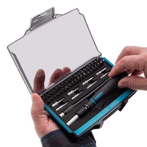 Отвертка с набором бит и торцевых головок для точных работ, гибкий привод, 48 шт, CrMo Gross купить в Москве с доставкой по всей России | ProtosMarket.ru