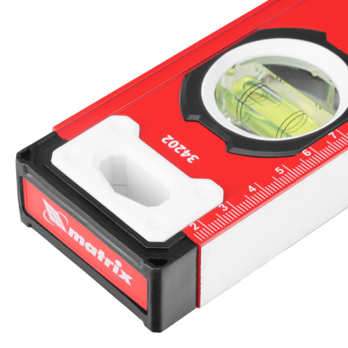 Уровень алюминиевый, фрезерованный, 3 глазка, рукоятки, 800 мм Matrix по ценам производителя в Санкт-Петербурге с доставкой по всей России