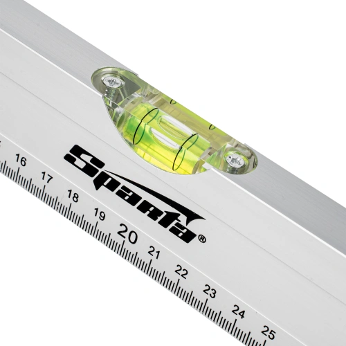 Уровень алюминиевый, 400 мм, 2 глазка, линейка Sparta по ценам производителя в Санкт-Петербурге с доставкой по всей России