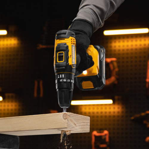 Дрель-шуруповерт аккумуляторная ударная CID-18-02BM, Li-Ion, 18 В, 2 акк. Denzel купить в Москве с доставкой по всей России | ProtosMarket.ru