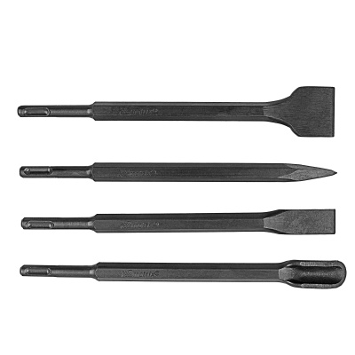 Набор буров по бетону, 6-8-10 х 160, 8-10-12 х 210, 10-12-14 х 260 мм, зубила 4 шт, SDS Plus Matrix купить в Москве с доставкой по всей России | ProtosMarket.ru