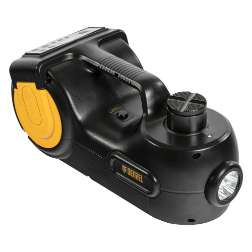 Домкрат электрогидравлический «3 в 1» (1,5 т), 12В, с гайковертом электрическим, в наборе  Denzel по ценам производителя в Санкт-Петербурге с доставкой по всей России