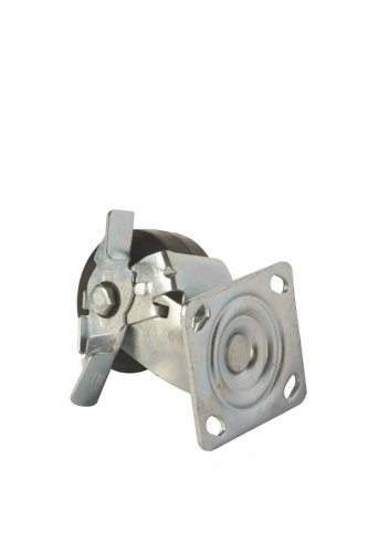 Колесо большегрузное поворотное SCdb 42 100 мм обрезиненное с тормозом (N) по ценам производителя в Санкт-Петербурге с доставкой по всей России