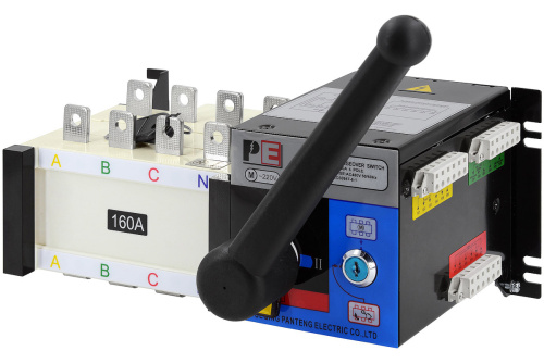 Реверсивный рубильник АВР (устройство автоматического ввода резерва) SHIQ5-160 4P по ценам производителя в Санкт-Петербурге с доставкой по всей России