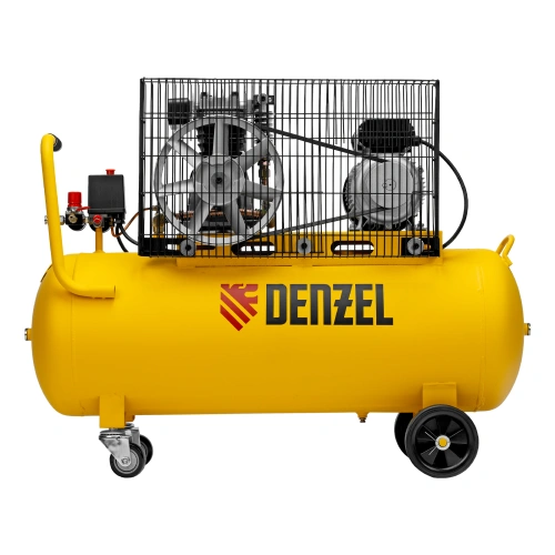 Компрессор воздушный BCI2300/100, ременный привод, 2.3 кВт, 100 литров, 400 л/мин Denzel по ценам производителя в Санкт-Петербурге с доставкой по всей России