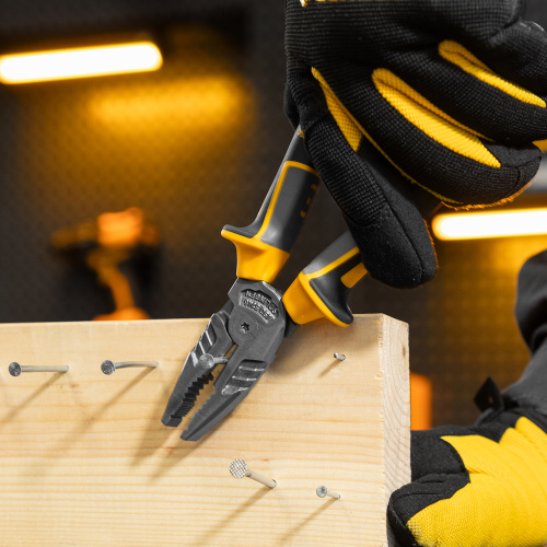 Плоскогубцы комбинированные 205 мм, трехкомпонентные рукоятки Denzel купить в Москве с доставкой по всей России | ProtosMarket.ru