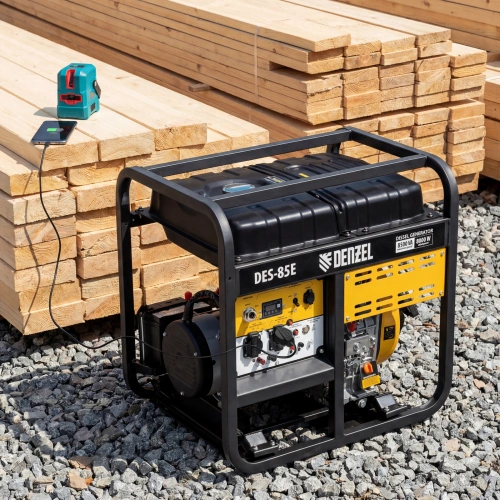 Генератор дизельный DES-85E, 8,5 кВт, 230 В, 16 л, электростартер Denzel по ценам производителя в Санкт-Петербурге с доставкой по всей России
