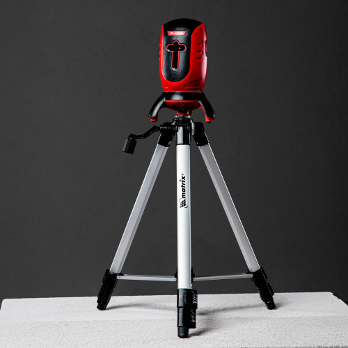 Лазерный уровень ML01T, дальность 10 м, точность ± 0,5 мм, / 1 м, длина волны 650 нм, проекция 1 вертикальная 1 горизонтальная плоскость, резьба под штатив 5/8", штатив в комплекте Matrix купить в Москве с доставкой по всей России | ProtosMarket.ru