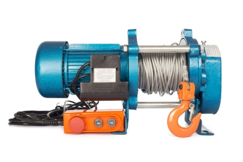 Лебедка электрическая  300 кг  30 м с канатом 220 В TOR KCD по ценам производителя в Санкт-Петербурге с доставкой по всей России