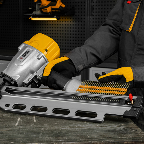 Гвозди для пнев. нейлера (крашен.) длина - 75 мм, диам. - 3,05 мм, 2000 шт. Denzel купить в Москве с доставкой по всей России | ProtosMarket.ru