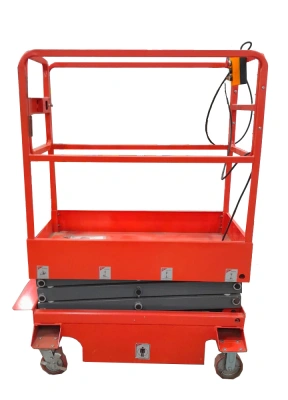 Подъемник ножничный передвижной 240 кг 3/5 м TOR GTJY DC аккумуляторный по ценам производителя в Санкт-Петербурге с доставкой по всей России