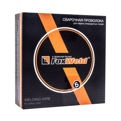 Проволока сварочная омедненная Св.08Г2С (ан. ER70S-6) Foxweld д. 1,0мм, D200, 5 кг (Россия) купить в Москве с доставкой по всей России | ProtosMarket.ru