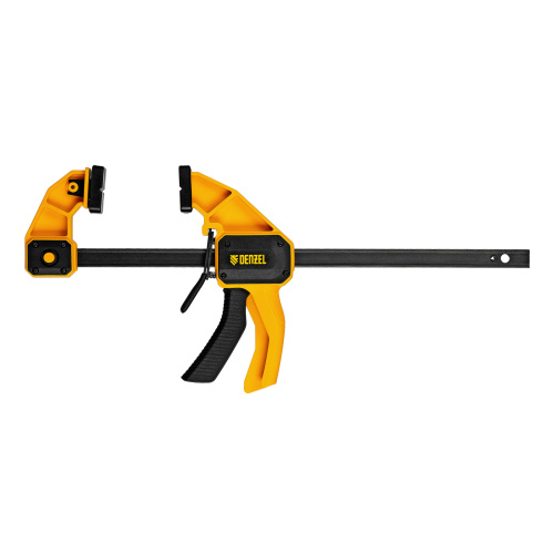 Струбцина F-образная, быстрозажимная, 300 х 80 мм, усиленный нейлоновый корпус Denzel купить в Москве с доставкой по всей России | ProtosMarket.ru