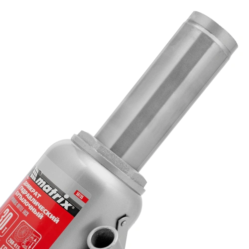 Домкрат гидравлический бутылочный, 30 т, высота подъема 260-415 мм Matrix по ценам производителя в Санкт-Петербурге с доставкой по всей России