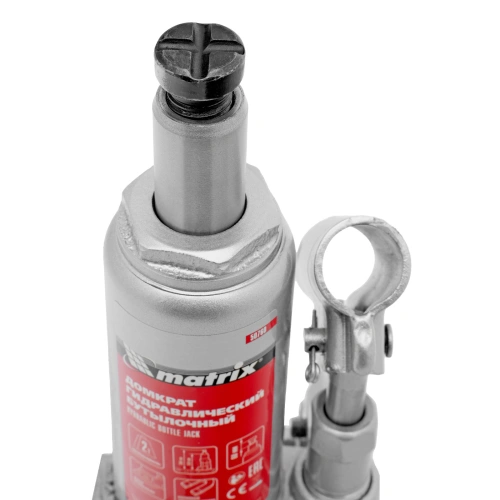 Домкрат гидравлический бутылочный, 2 т, h подъема 158-308 мм Matrix по ценам производителя в Санкт-Петербурге с доставкой по всей России