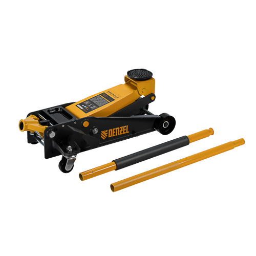 Домкрат гидравлический подкатной 3 т, с фиксатором, быстрый подъем, 135-480 мм, профессиональный Denzel по ценам производителя в Санкт-Петербурге с доставкой по всей России
