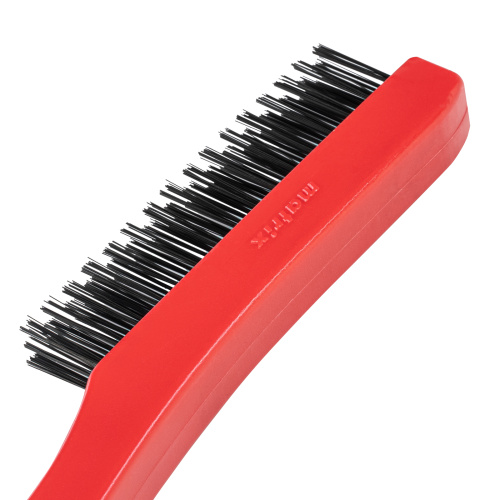 Щетка зачистная трехрядная, закаленная прямая проволока с пластиковой ручкой Matrix купить в Москве с доставкой по всей России | ProtosMarket.ru