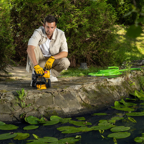 Насосная станция PS500C, 500 Вт, напор 35 м, 2200 л/ч, ресивер 2 л, блок управления Denzel по ценам производителя в Санкт-Петербурге с доставкой по всей России