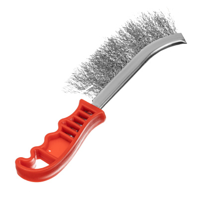 Щетка металлическая фосфатированная, пластиковая ручка Matrix по ценам производителя в Санкт-Петербурге с доставкой по всей России