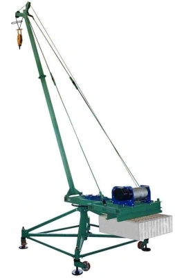Кран стреловой поворотный "МАСТЕР-3" 1000 кг 50 м без противовесов с колесами купить в Москве с доставкой по всей России | ProtosMarket.ru