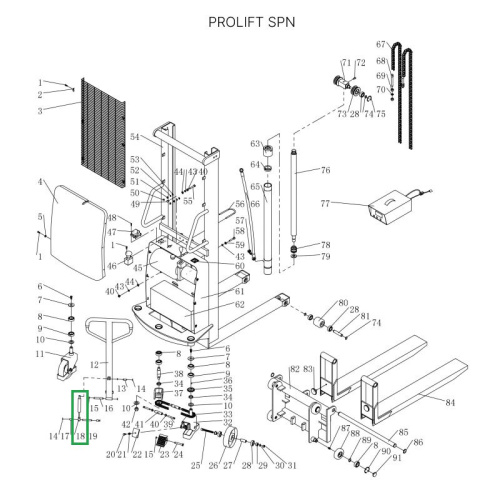 Амортизатор ручки для штабелеров SPN по ценам производителя в Санкт-Петербурге с доставкой по всей России