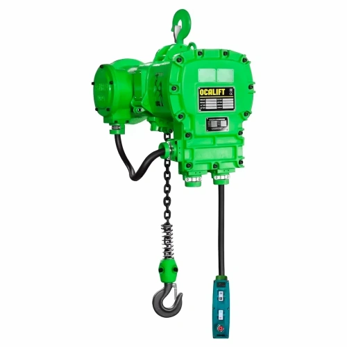 2т 12м таль цепная ТЭЦ ВБИ взрывозащищенная OCALIFT ENK 02-01S 380в стационарная на крюке по ценам производителя в Санкт-Петербурге с доставкой по всей России