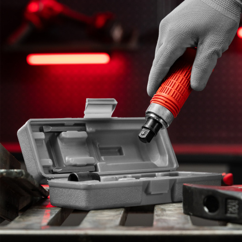 Отвертка ударно-поворотная 1/2, набор бит, 6 шт, обрезиненная ручка, пластиковый бокс Matrix купить в Москве с доставкой по всей России | ProtosMarket.ru