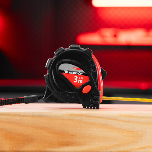 Рулетка Status Magnet 3 fixations,3 м х 16 мм,обрезиненный корпус,зацеп с магнитом Matrix по ценам производителя в Санкт-Петербурге с доставкой по всей России
