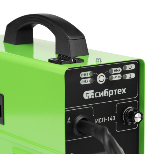Аппарат инвертор. полуавтомат. сварки ИСП-140, 140 А, ПВ 60% Сибртех по ценам производителя в Санкт-Петербурге с доставкой по всей России