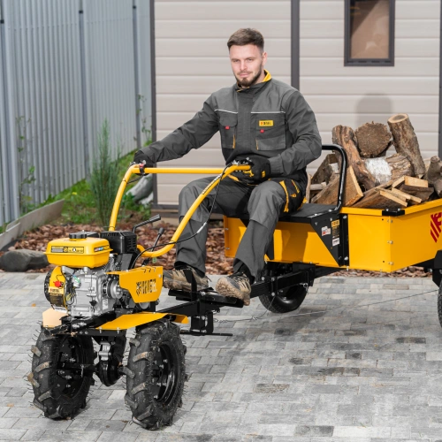 Мотоблок DPT-170S, 7 л.с., ремен.сцеп, фрез 3х4, ШОМ, передачи 2В/1Н Denzel по ценам производителя в Санкт-Петербурге с доставкой по всей России