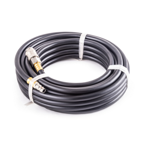 Резиновый маслостойкий воздушный шланг с фитингами Rapid, 20 бар, 15х9 мм, 10 м. AERO купить в Москве с доставкой по всей России | ProtosMarket.ru