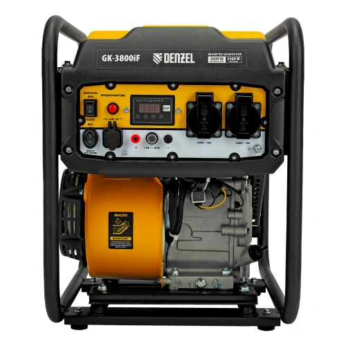 Генератор инверторный GK-3800iF, 3,8 кВт, 230 В, ручной старт DENZEL по ценам производителя в Санкт-Петербурге с доставкой по всей России
