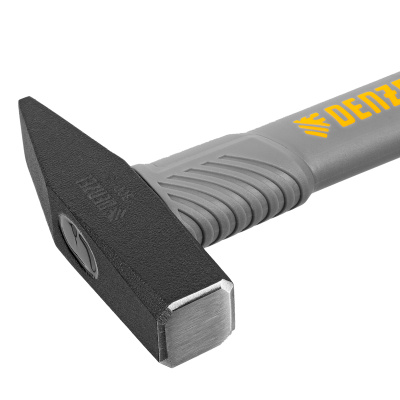 Молоток слесарный, 300 г, кованый, фибергласовая рукоятка c TPR покрытием Denzel купить в Москве с доставкой по всей России | ProtosMarket.ru