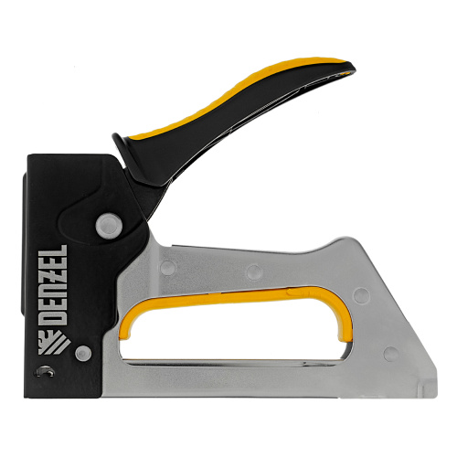 Степлер металлический, скобы в комплекте, 2К рукоятка, тип 53, 6-10 мм Denzel купить в Москве с доставкой по всей России | ProtosMarket.ru
