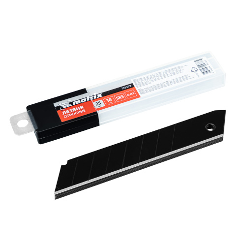 Лезвия, 25 мм, сталь SK5, black, 10 шт Matrix купить в Москве с доставкой по всей России | ProtosMarket.ru