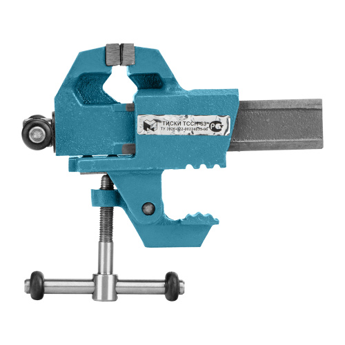 Тиски слесарные, 63 мм, крепление для стола, винтовой зажим (Глазов) купить в Москве с доставкой по всей России | ProtosMarket.ru