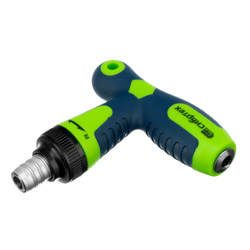 Отвертка реверсивная Т-образная комбинированная PH2/SL6, CrV Сибртех купить в Москве с доставкой по всей России | ProtosMarket.ru