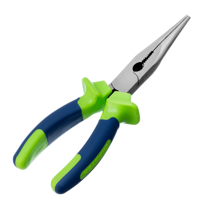 Длинногубцы прямые, 200 мм, двухкомпонентные рукоятки Сибртех купить в Москве с доставкой по всей России | ProtosMarket.ru