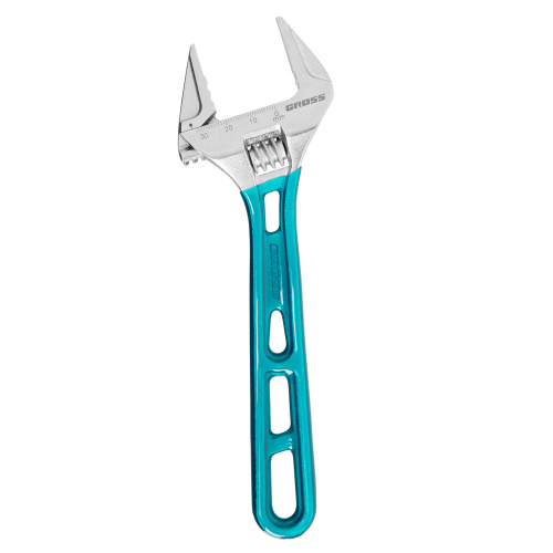 Ключ разводной 200 мм, CrV, облегченный Gross купить в Москве с доставкой по всей России | ProtosMarket.ru