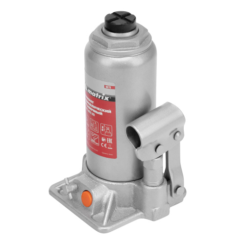 Домкрат гидравлический бутылочный, 5 т, h подъема 197-382 мм, в пластиковом кейсе Matrix по ценам производителя в Санкт-Петербурге с доставкой по всей России