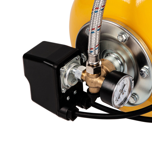 Насосная станция PS1000Х, 1000 Вт, 3500 л/ч, ресивер 24 л, подъем 44 м, нержавейка Denzel по ценам производителя в Санкт-Петербурге с доставкой по всей России