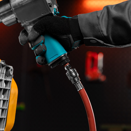 Шланг пневматический резиновый, 10 x 16 мм, 24 бар, армированный, быстросъемное соединение, 10 м Stels купить в Москве с доставкой по всей России | ProtosMarket.ru