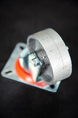 Колесо поворотное чугунное EM01 VKV 80 80 мм термостойкое купить в Москве с доставкой по всей России | ProtosMarket.ru