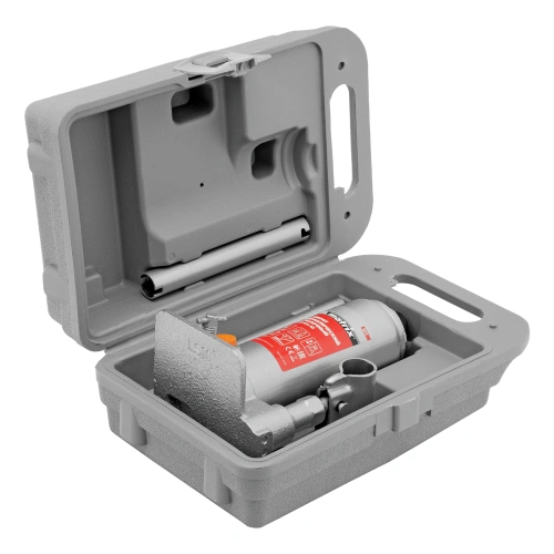 Домкрат гидравлический бутылочный, 4 т, h подъема 194-372 мм, в пластиковом кейсе Matrix по ценам производителя в Санкт-Петербурге с доставкой по всей России