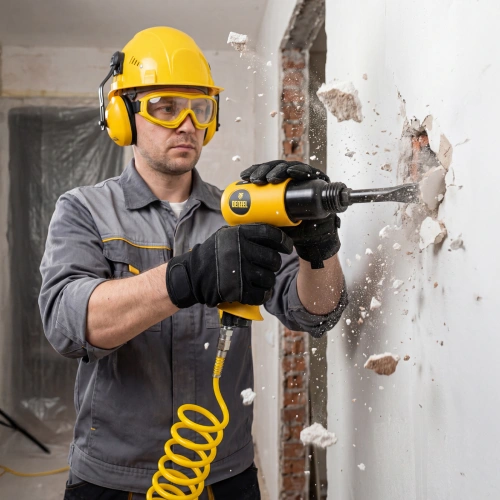 Пневматический молоток НР4500 + набор насадок, 113 л/мин, 4500 уд/мин Denzel по ценам производителя в Санкт-Петербурге с доставкой по всей России