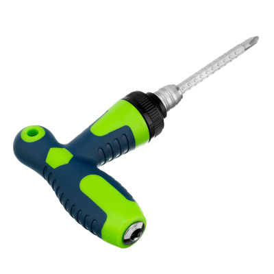 Отвертка реверсивная Т-образная комбинированная PH2/SL6, CrV Сибртех купить в Москве с доставкой по всей России | ProtosMarket.ru