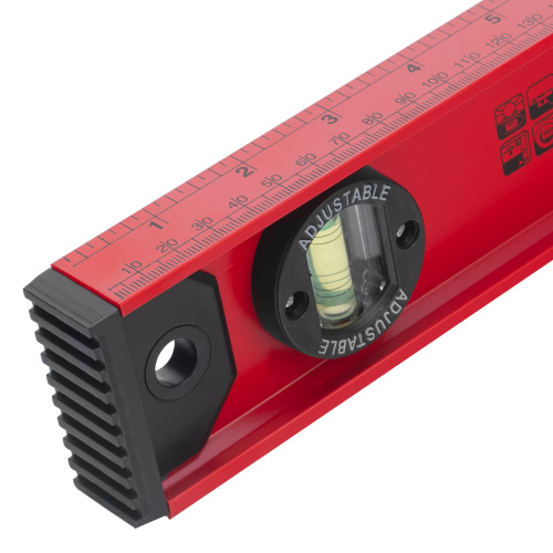 Уровень алюминиевый "Рельс", 800 мм, 3 глазка, усиленный Matrix купить в Москве с доставкой по всей России | ProtosMarket.ru