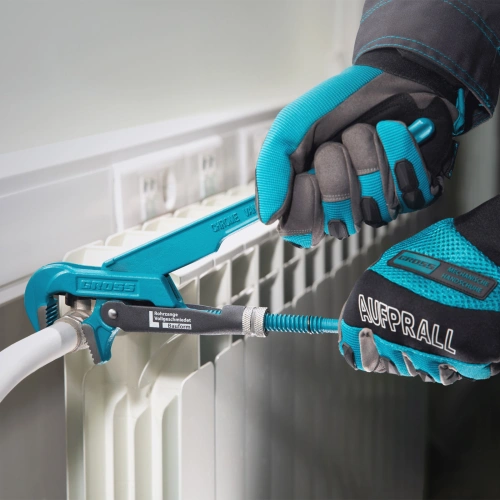 Ключ трубный рычажный 1, №1, цельнокованый, CrV, тип "L" Gross по ценам производителя в Санкт-Петербурге с доставкой по всей России